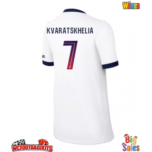 Paris Saint-Germain Khvicha Kvaratskhelia #7 Replica Away Stadium Shirt for Women 2026-27 Short Sleeve